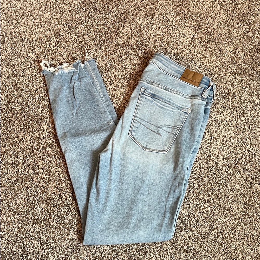 American Eagle Outfitters Light Blue Denim